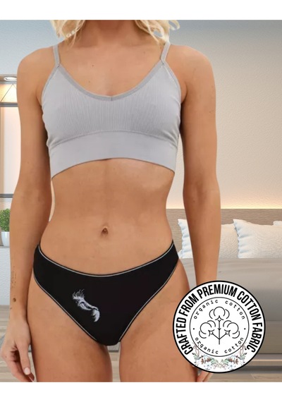 Alya Underwear Kadın Külot, Renkli Pamuklu Slip Külotlar Bikini Kesim 5'li Paket Çok Renkli Multicolor-p13