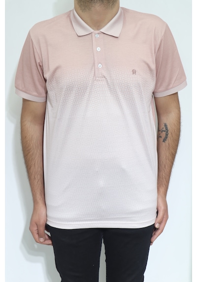 Santa Dmctekstil Erkek Dijital Baskılı Desenli Klasik Kesim Rahat Kalıp Cepsiz Polo Yaka T-shirt Pembe Santa Dmctekstil Erkek Dijital Baskılı Desenli Klasik Kesim Rahat Kalıp Cepsiz Polo Yaka T-shirt Pembe