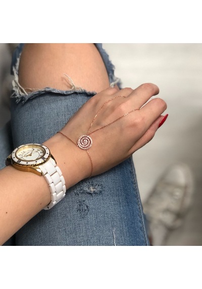 Glorria Gümüş Rose Lava  Şahmeran Rose Gold