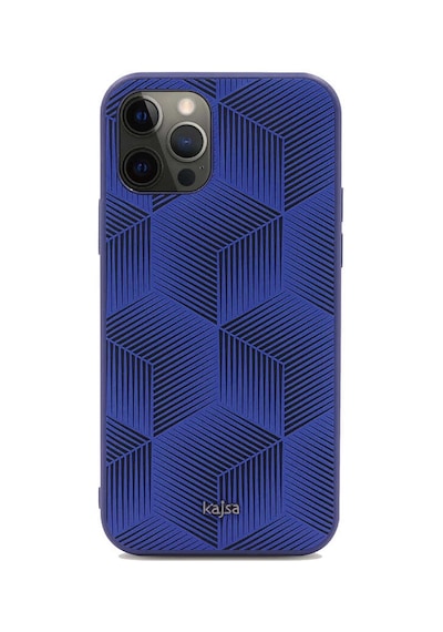 Kajsa Apple Uyumlu iPhone 12 Pro Max Kılıf Kajsa Splendid Serisi 3D Cube Kapak ZORE-219010