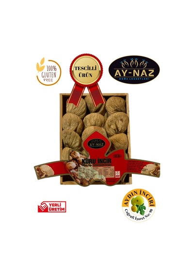 Aynaz Kuru İncir Protoben Ahşap Kasa 400 G