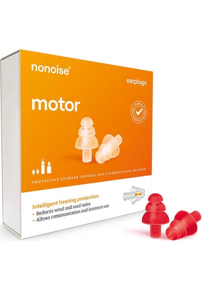 Nonoıse Moto Kulak Tıkacı Kırmızı