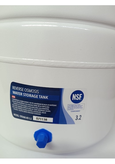 12 Litre - 3,2 Galon - Çelşk Su Arıtma Tankı-- Yüksek Basınçlı Ve Nsf Onaylı