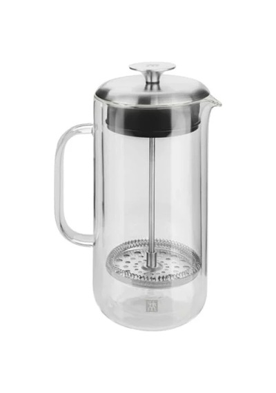 750 Ml Kapasiteli Çift Camlı French Press Açık Mavi