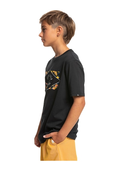 Quiksilver Circled Line Erkek Çocuk Tişört Siyah
