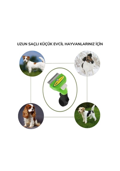 Kedi Ve Köpekler İçin Uzun Tüylü Köpek Tarağı Tüy Toplayıcı Tarak Small Renkli