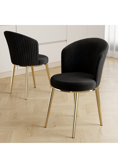 Nisare Serisi 90x168 Lak Panel Siyah Mermer Desen Masa Takımı Gold Ayaklı 6 Sandalye Siyah Mermer - Siyah Nisare Serisi 90x168 Lak Panel Siyah Mermer Desen Masa Takımı Gold Ayaklı 6 Sandalye Siyah Mermer - Siyah