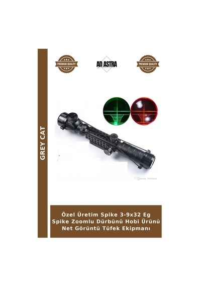 Özel Üretim Spike 3-9x32 Eg Spike Zoomlu Dürbünü Hobi Ürünü Net Görüntü Ekipmanı