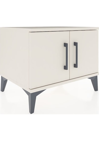 Hyperion Komodin Tek Raflı 2 Kapaklı 60x44x48 Aytaşı-aytaşı Aytaşı