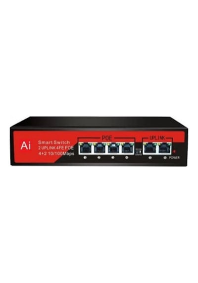 Ezcool Ez-04pse 4port 4fe+2fe Megabit Poe Switch 65w