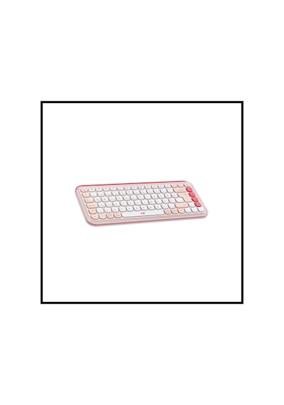 Logıtech Pop Icon Combo, Rose-beyaz, 920-013077, Kablosuz, Türkçe Q, Klavye Mouse Set Diğer