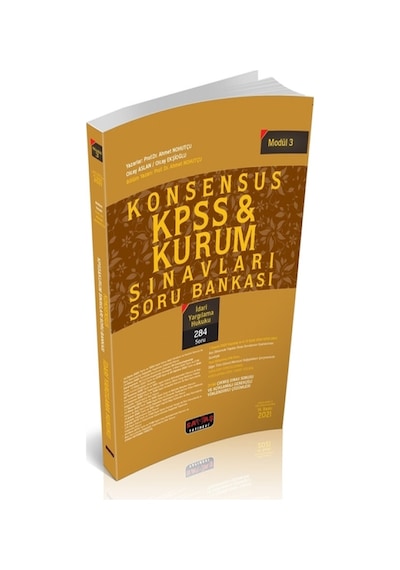 KONSENSUS KPSS Modül 3 İdari Yargılama Hukuku Soru Bankası 2021 - Savaş Yayınevi