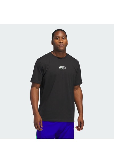 Black Adidas Erkek Basketbol T-shirt Sum Novelty T 1 Jı7107 Siyah