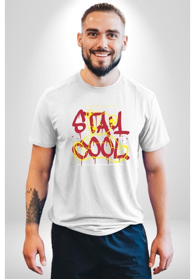 Game Oyun Alanı Unisex Unisex Beyaz Organik Baskılı T-shirt Penye Yüksek Kalite Beyaz