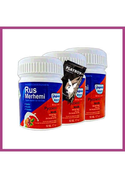 Gees Global Playboy Blue Tüylere Krem Rus Merhemi 3lü X 50 Ml + Yanında Jel Gbzs