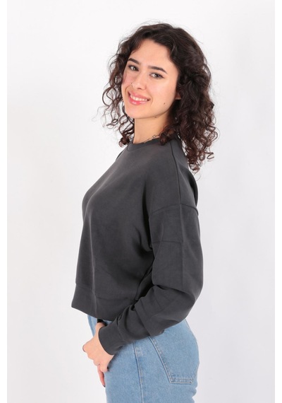 Busem S0016589 Kadın Sweatshirt Antrasit