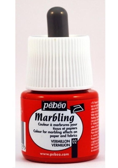 Pebeo Ebru Boyası Kırmızı 02 45 Ml