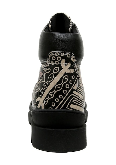 Kadın Vegan Deri Siyah Bot - Good Fortune - Black Tasarım Multicolor