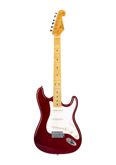 Sx Stratocaster Elektro Gitar Candy Apple Red