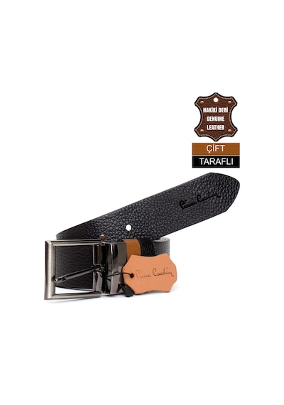 Pierre Cardin Pc406 Erkek 4 Cm Çift Taraflı Kemer Taba-taba Taba