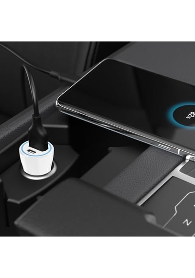 67w Ultra Hızlı Çift Port Araç Şarj Başlığı