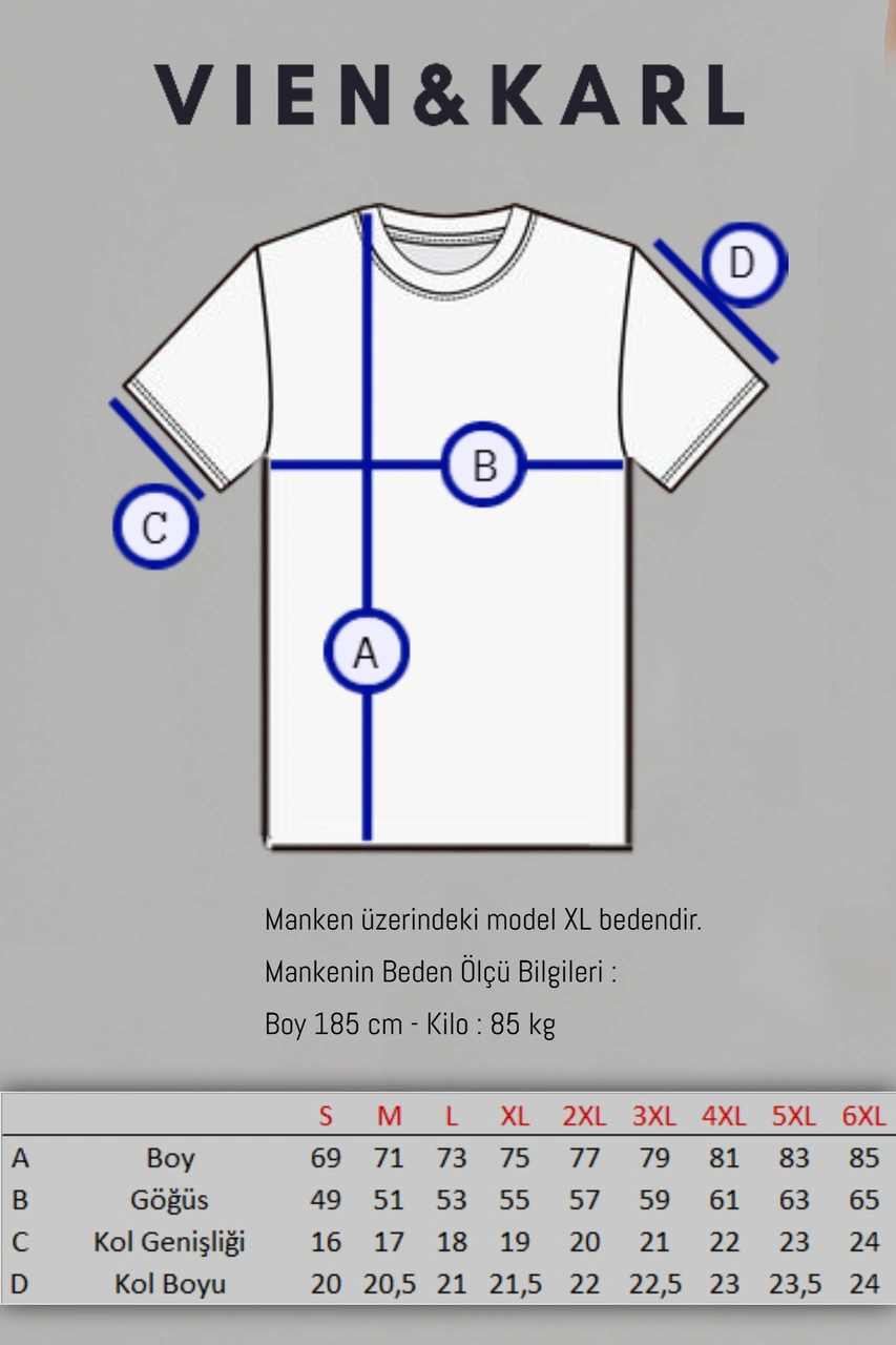 Vien&Karl Erkek Beyaz-siyah-laci Slim Fit Bisiklet Yaka Pamuk Elastan 3'lü Basic Tişört Vk-erkektişört-düz-3lü