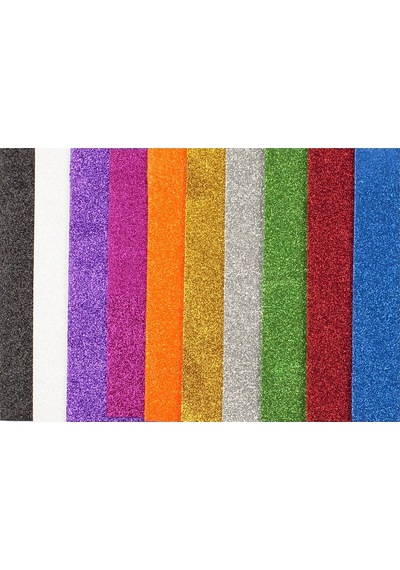 Bigpoint Simli Yapışkanlı Eva 35X50Cm Karışık 10 Renk N11.5601