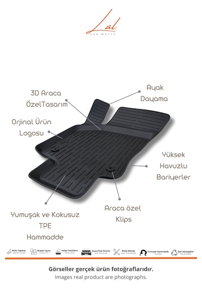 Opel Astra H Sedan 3d Havuzlu Paspas 2004-2013