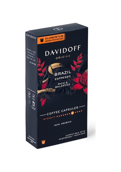 Davidoff Espresso Brazil 10lu Kapsül Kahve Nespresso Uyumludur