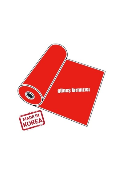 Pvc Güneş Sun Red Tekstil Transfer Folyosu - 51 Cm X 1 Metre