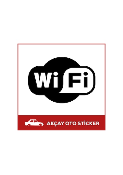 Wifi Sticker Duvar Sticker Araç Sticker Wifi Arma Sticker
