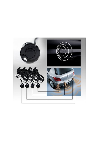 Park Sensörü - Park Sensör - Parking Sensor Ses İkazlı Siyah
