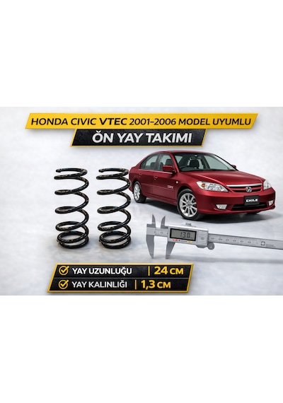 Honda Civic Vtec 2001 2006 Model Uyumlu Ön Yay Takımı 0