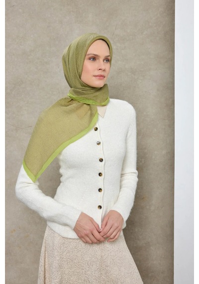 Silk Home Labirent Desen Lyocell Monare Eşarp - 6424 Karamel