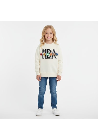 Seabubbles Nba Çocuk Sweatshirt Bej