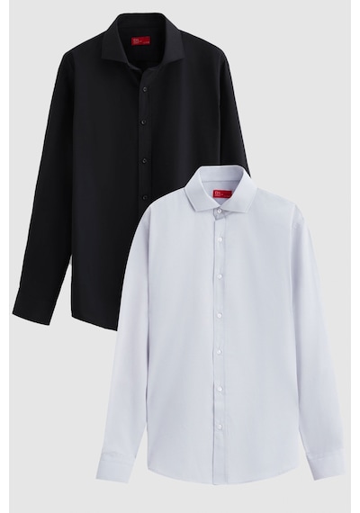 D'S Damat Ds Damat Slim Fit Siyah/gri İtalyan Yaka Kolay Ütülenebilir 2'li Gömlek 2hf02ortbn85 Siyah/gri D'S Damat Ds Damat Slim Fit Siyah/gri İtalyan Yaka Kolay Ütülenebilir 2'li Gömlek 2hf02ortbn85 Siyah/gri