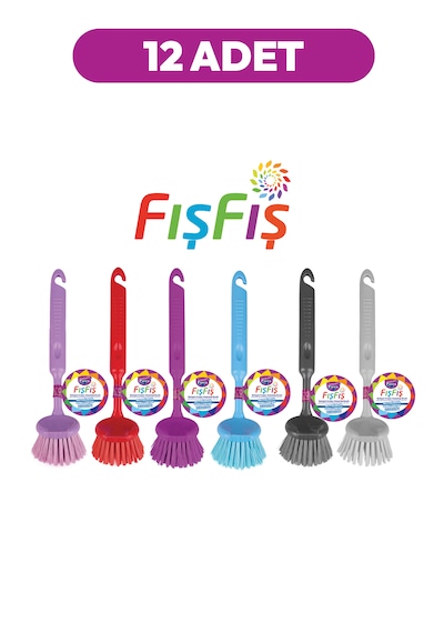 Fışfış Bulaşık Fırçası Onikili Paket