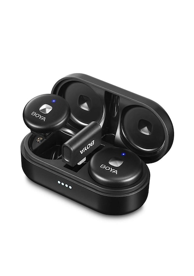 Boya Omic-u Wireless İkili Yaka Mikrofonu Type-c Siyah