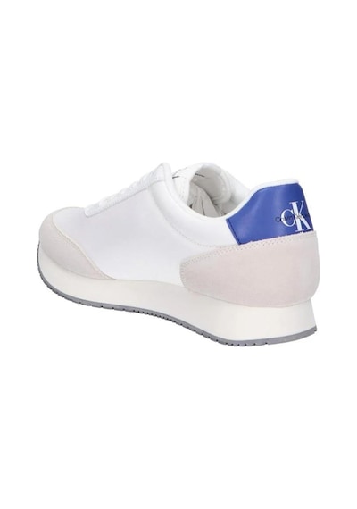 Calvin Klein Retro Runner Low Mens Sneaker Erkek Günlük Spor Ayakkabı Beyaz Beyaz