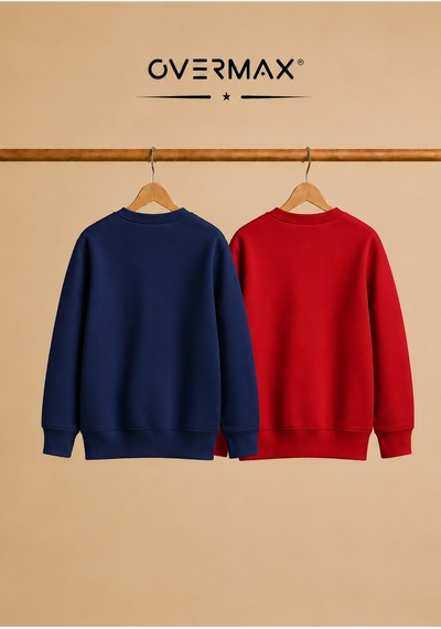 Overmax 2 Li Kapüşonsuz Sweatshirt Seti Çocuk Unisex - 3-12 Yaş Lacivert-kırmızı - 920169697 Lacivert-kırmızı Overmax 2 Li Kapüşonsuz Sweatshirt Seti Çocuk Unisex - 3-12 Yaş Lacivert-kırmızı - 920169697 Lacivert-kırmızı