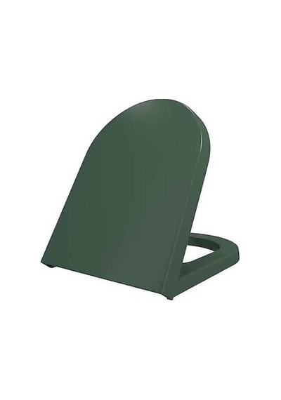 Bocchi - Pure S Amortisörlü Duroplast Klozet Kapağı Mat Yeşil - A0301-027 Diğer