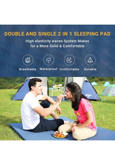 Kingcamp Gri Classic Double Sisme Mat Çok Renkli