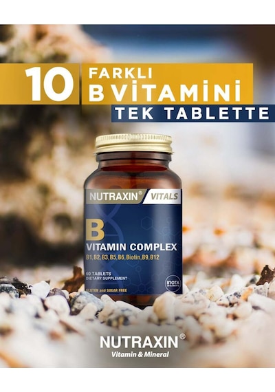 Nutraxin B Complex Vitamin 60 Tablet