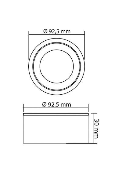 Sıva Üstü Cct Led Spot Armatür 6w 3000k-4000k-6500k Ayarlanabilir Renk Seçeneği - 940250949 Diğer