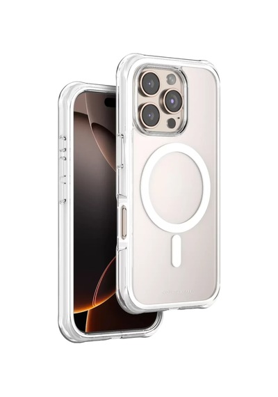 Onegif Apple İphone 16 Pro Hulk Magsafe Kapak - Beyaz