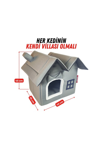 Xpermate Pet Villa Kedi Evi Kedi Villası Kedi Kulübesi