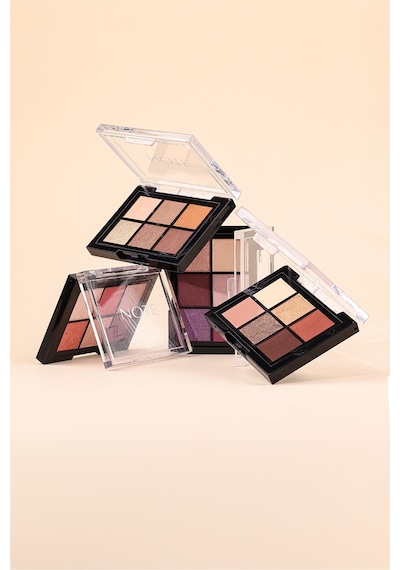 Note Eyeconic Eyeshadow Palette 01 Earth Mat Ve Işıltılı Toz Göz Far Paleti