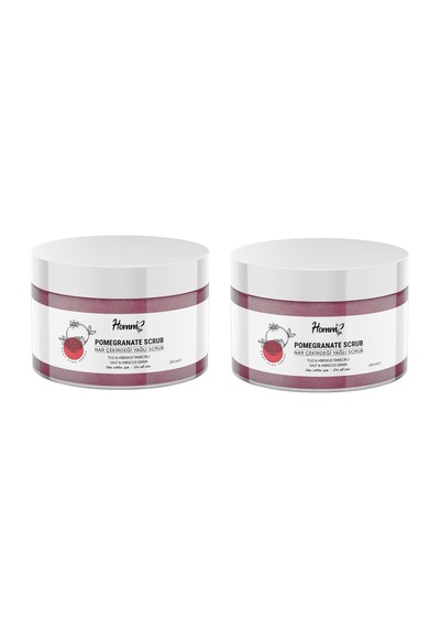 Homm Life Nar Çekirdeği Yağlı Bitki Tanecikli Scrub 250 Ml - 2 Adet