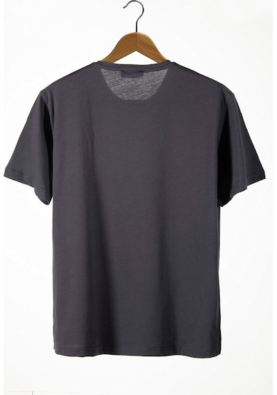 Kadın Antrasit Bisiklet Yaka Şef Kedi Baskılı Oversize T-shirt Antrasit Kadın Antrasit Bisiklet Yaka Şef Kedi Baskılı Oversize T-shirt Antrasit