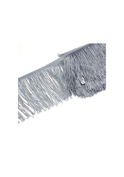 Püskül Saçak 13 Cm / Koyu Gri / 1 Metre